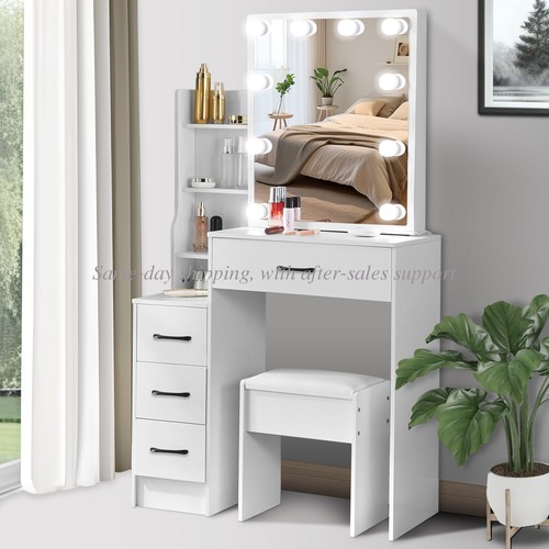 Vanity with mirror and led - vanity,