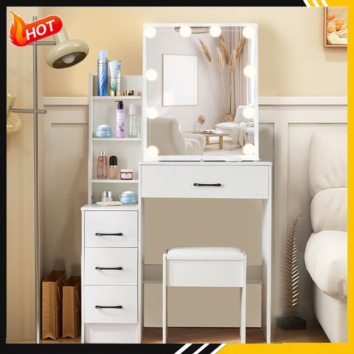 Makeup table set with - makeup,