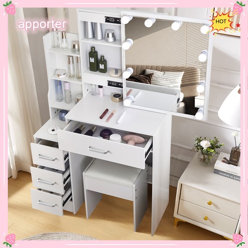Vanity table set dresser desk - table,