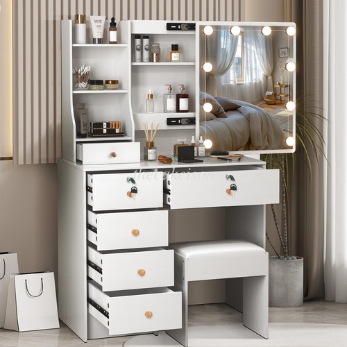 Drawers vanity table set - drawers,