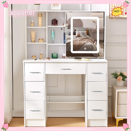 White led vanity makeup - white,