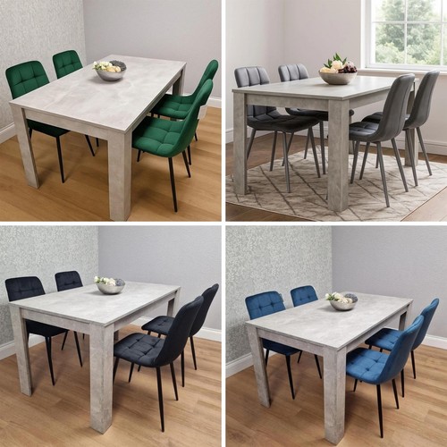 Stone grey dining table - stone,